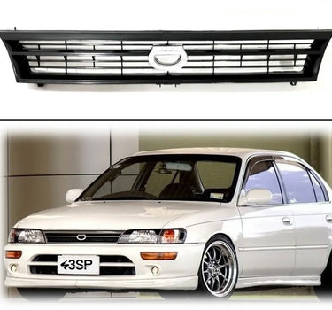 Corolla 1993-1997 Grille JDM (OEM Type) Black -Parrilla JDM Corolla 1993-1997-