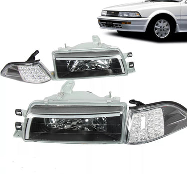 Corolla 1988-1992 Headlights/Headlamps Sequential LED