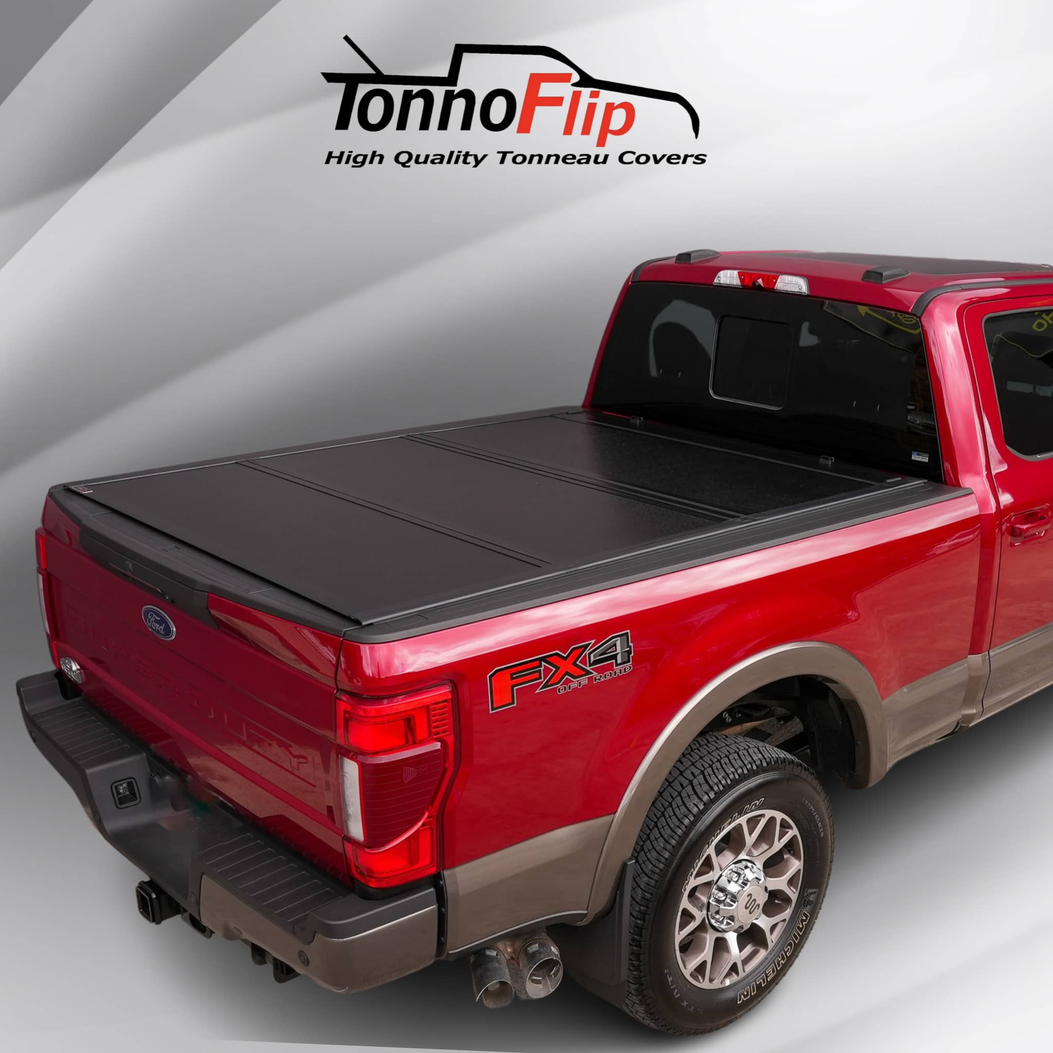 Ford F250 Bed Cover | F350 | F450 | TonnoFlip - BUILDZ by: Music On ...